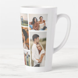 独自の7つのフォトコラージュを作成 カフェラテマグ