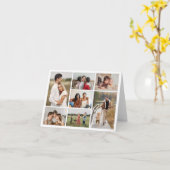 独自の7つのフォトコラージュを作成 カード (黄色い花)