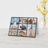 独自の7つのフォトコラージュを作成 カード (黄色い花)