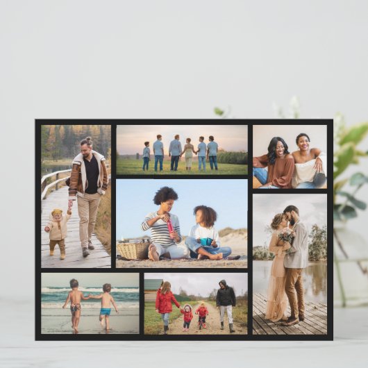 独自の7つのフォトコラージュを作成 カード (スタンド正面)