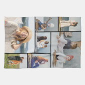 独自の7つのフォトコラージュを作成 キッチンタオル (横)