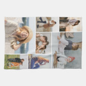 独自の7つのフォトコラージュを作成 キッチンタオル (横)