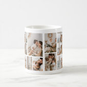 独自の7つのフォトコラージュを作成 コーヒーマグカップ (中央)