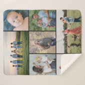 独自の7つのフォトコラージュを作成 シェルパブランケット (正面(横))