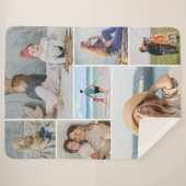 独自の7つのフォトコラージュを作成 シェルパブランケット (正面(横))