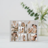 独自の7つのフォトコラージュを作成 シーズンポストカード (スタンド正面)