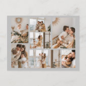 独自の7つのフォトコラージュを作成 シーズンポストカード (正面)