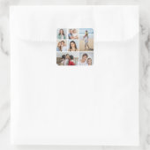 独自の7つのフォトコラージュを作成 スクエアシール (バッグ)