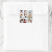 独自の7つのフォトコラージュを作成 スクエアシール (バッグ)