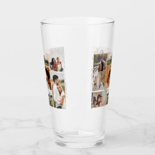 独自の7つのフォトコラージュを作成 タンブラーグラス (左)