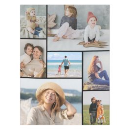 独自の7つのフォトコラージュを作成 テーブルクロス