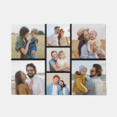 独自の7つのフォトコラージュを作成 ドアマット (正面)