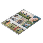 独自の7つのフォトコラージュを作成 ノートブック (左側)