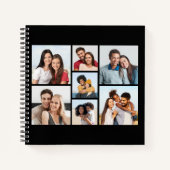 独自の7つのフォトコラージュを作成 ノートブック (正面)