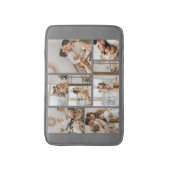 独自の7つのフォトコラージュを作成 バスマット (正面縦)