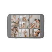 独自の7つのフォトコラージュを作成 バスマット (正面)