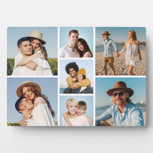 独自の7つのフォトコラージュを作成 フォトプラーク (正面)