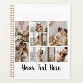 独自の7つのフォトコラージュを作成 プランナー手帳 (正面)