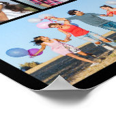 独自の7つのフォトコラージュを作成 ポスター (角)