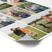 独自の7つのフォトコラージュを作成 ポスター (角)