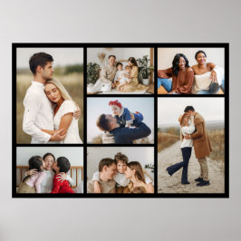 独自の7つのフォトコラージュを作成 ポスター