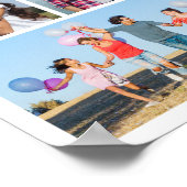 独自の7つのフォトコラージュを作成 ポスター (角)