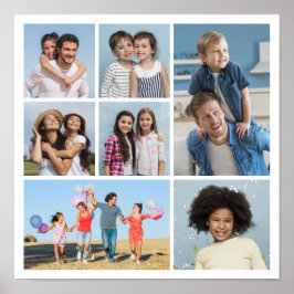 独自の7つのフォトコラージュを作成 ポスター