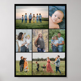 独自の7つのフォトコラージュを作成 ポスター