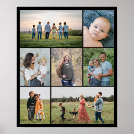 独自の7つのフォトコラージュを作成 ポスター