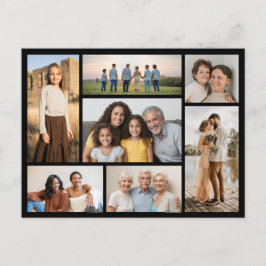 独自の7つのフォトコラージュを作成 ポストカード