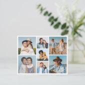 独自の7つのフォトコラージュを作成 ポストカード (スタンド正面)