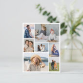 独自の7つのフォトコラージュを作成 ポストカード (スタンド正面)