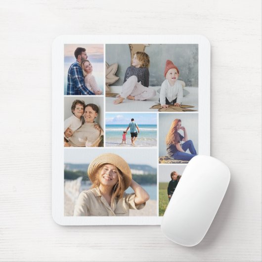 独自の7つのフォトコラージュを作成 マウスパッド (マウス)