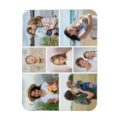 独自の7つのフォトコラージュを作成 マグネット (縦)