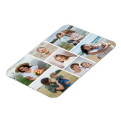 独自の7つのフォトコラージュを作成 マグネット (左側)