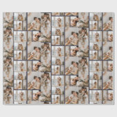 独自の7つのフォトコラージュを作成 ラッピングペーパー (フラット)