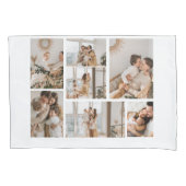 独自の7つのフォトコラージュを作成 枕カバー (正面)