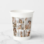 独自の7つのフォトコラージュを作成 紙コップ (正面)