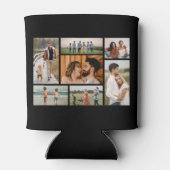 独自の7つのフォトコラージュを作成 缶クーラー (裏面)