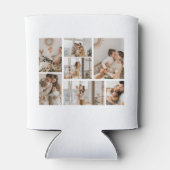 独自の7つのフォトコラージュを作成 缶クーラー (裏面)