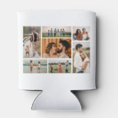 独自の7つのフォトコラージュを作成 缶クーラー (裏面)