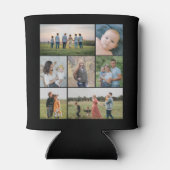 独自の7つのフォトコラージュを作成 缶クーラー (裏面)