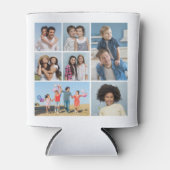 独自の7つのフォトコラージュを作成 缶クーラー (正面)