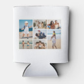 独自の7つのフォトコラージュを作成 缶クーラー (正面)