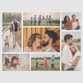 独自の7つのフォトコラージュを作成 薄葉紙