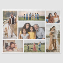 独自の7つのフォトコラージュを作成 薄葉紙