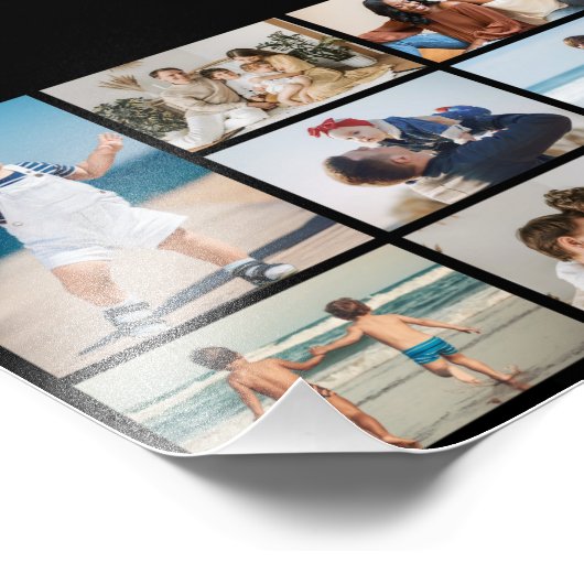 独自の7つのフォトコラージュ写真の拡大を作成 フォトプリント            (角)