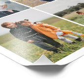 独自の7つのフォトコラージュ写真の拡大を作成 フォトプリント            (角)