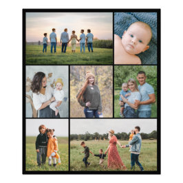 独自の7つのフォトコラージュ写真の拡大を作成 フォトプリント