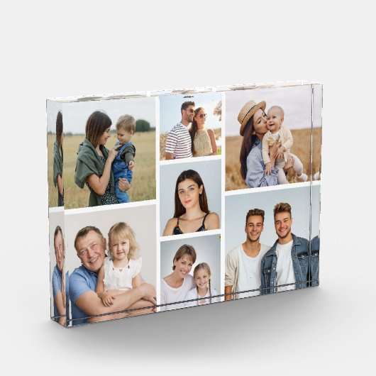 独自の7フォトコラージュのフォトブロックを作成する フォトブロック (左)